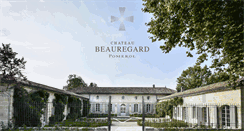 Desktop Screenshot of chateau-beauregard.com